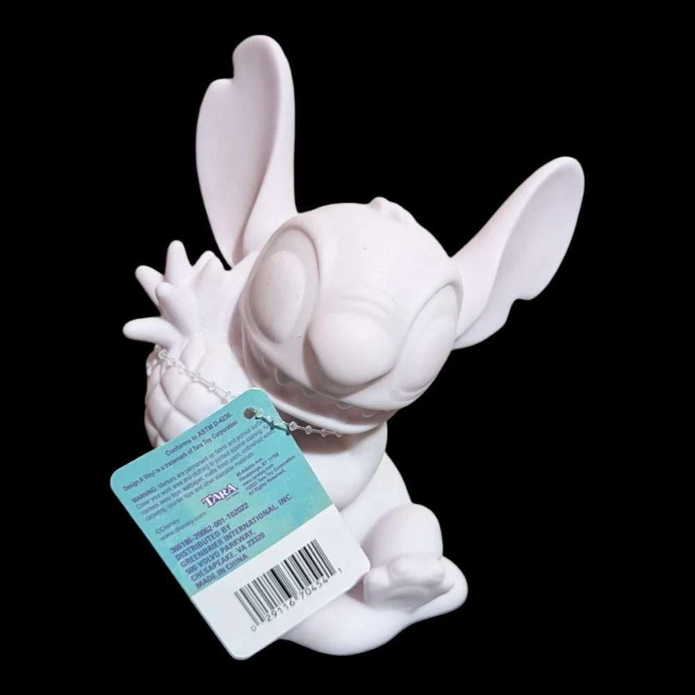 Disney STITCH - Design A Vinyl Blank Figure Set - Brand New - Marker's Included